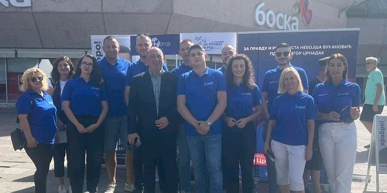 Lista za pravdu i red otvorila kampanju u Banjoj Luci, Vukanović odabrao slogan: "Hrabro do konačne pobjede"