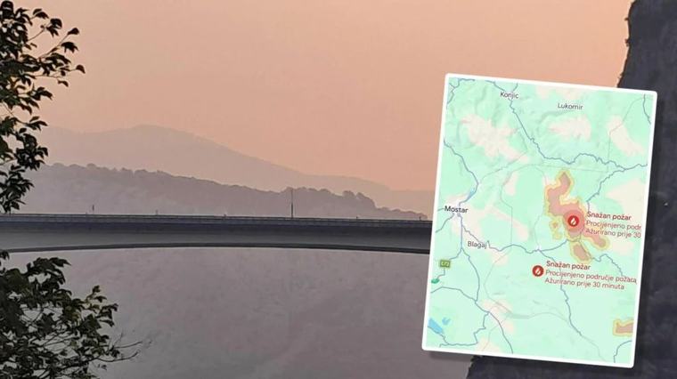 Oblak dima nad Dalmacijom: Građani uznemireni, vatrogasci otkrili uzrok
