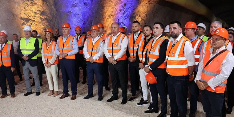 Obilježen završetak probijanja tunela Kvanj južno od Mostara, važan projekat u sklopu Koridora 5C