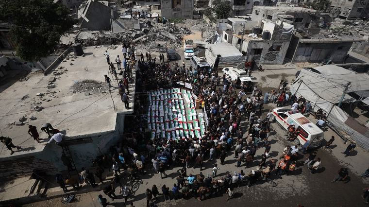 Potresne scene iz Gaze: Dženaza za 100 Palestinaca pronađenih pod ruševinama