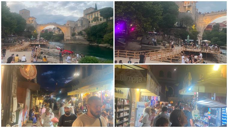 Video / Velike gužve u Mostaru: Stari most vrvi od posjetilaca